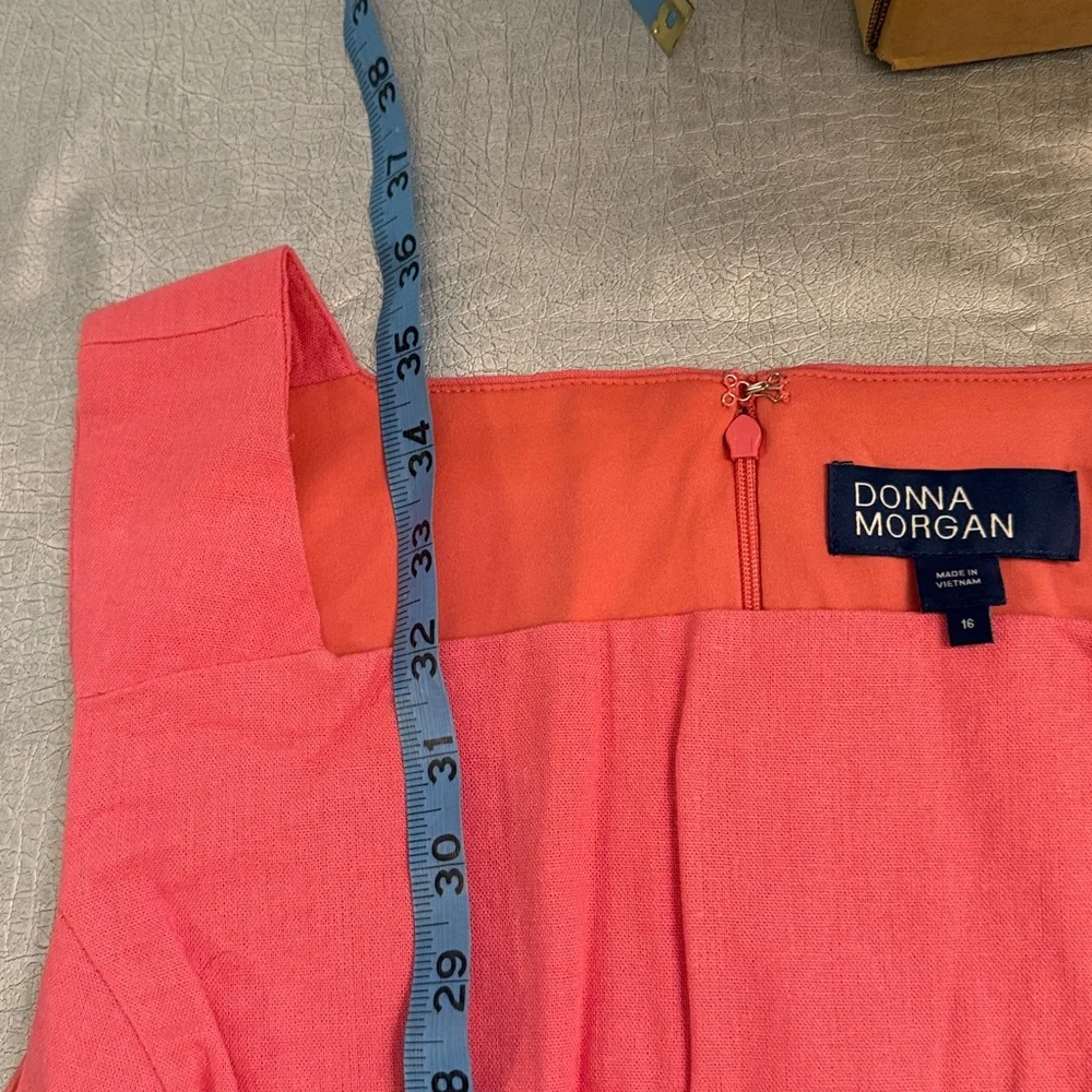 NWT Donna Morgan pink Sleeveless Dress size 16 - Picture 8 of 10